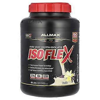 ALLMAX, ISOFLEX®, Pure Whey Protein Isolate, Vanille, 5 lbs (2,27 kg)