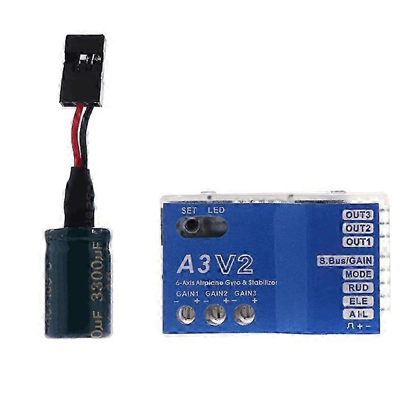 A3 V2 Flight Control Controller Stabilizer System for RC Plane Fixed Wing Copters-nbh