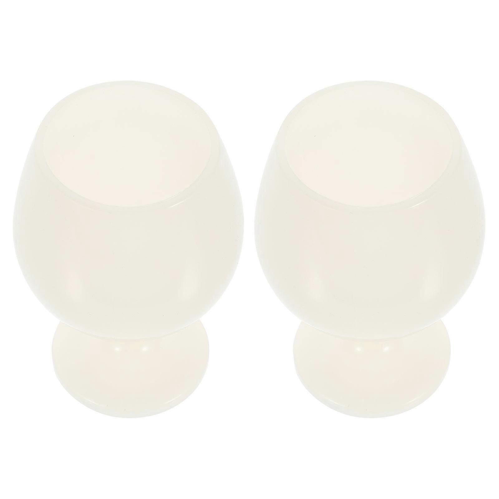 Multi-Function Water Goblet Silicone Wine Cup for Daily Use 2Pcs