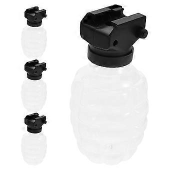 Plastic Beads Bottles Pineapple Bottle for Storage 4Sets Reusable