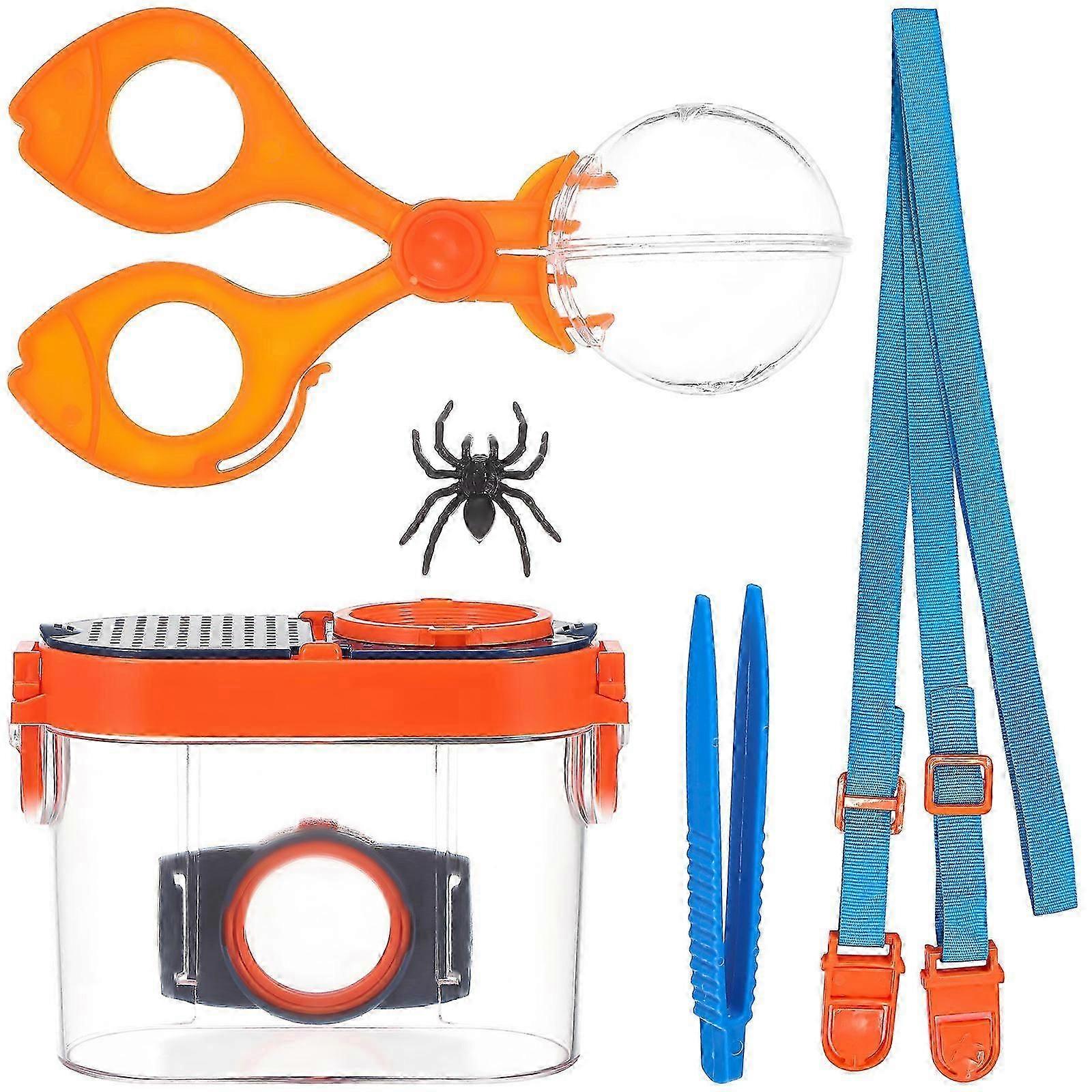 Insect Viewing Box Plastic Magnifying Container for Storage 1Set