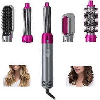 Rotating Hot Air Brush Hair Curler Upgrade 5 in 1 Detachable Hair Dryer Brush for Straightening and Styling