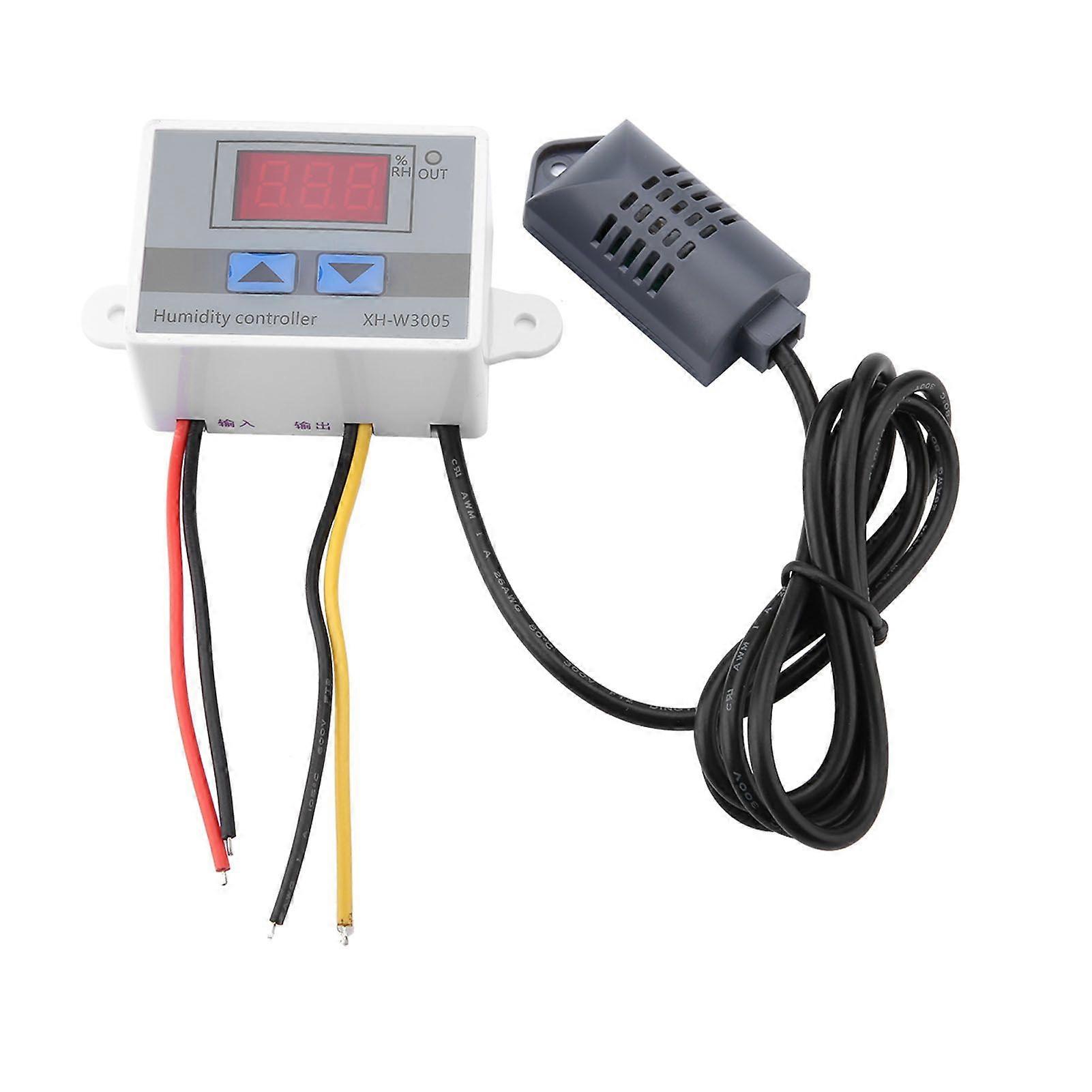 XH-W3005 Digital Hygrometer Switch Controller Humidity Sensor 0~99%RH 12V