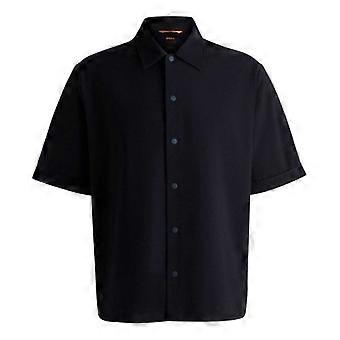 Camisa de manga corta de corte relajado Lapoully para hombre de Boss