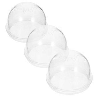 Accessoires pour cages d'animaux : bouchons tunnel transparents (lot de 3) pour hamsters