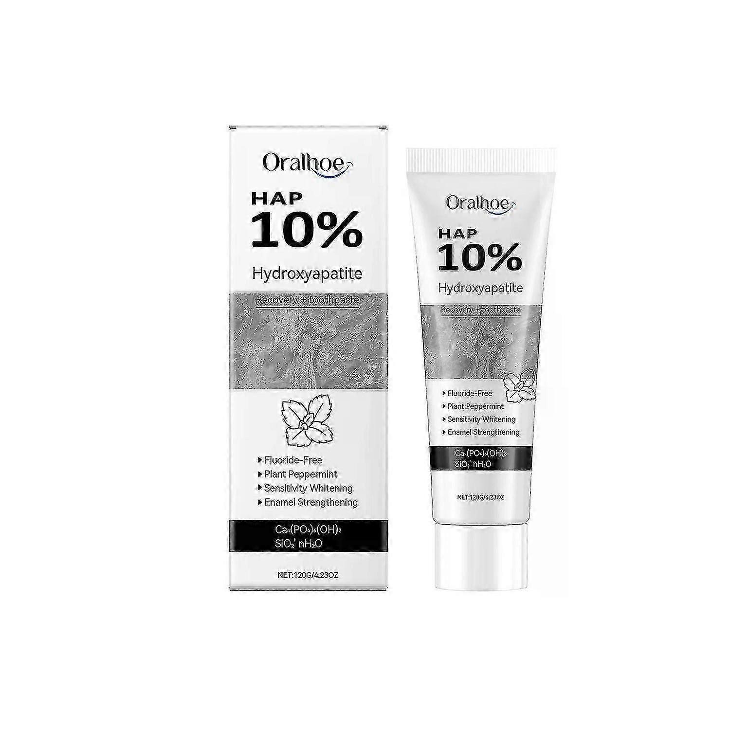 Hydroxyapatite Toothpaste10% Hydroxyapatite ToothpasteAppropriate for Sensitive Teeth, WhiteningFluo 26-27