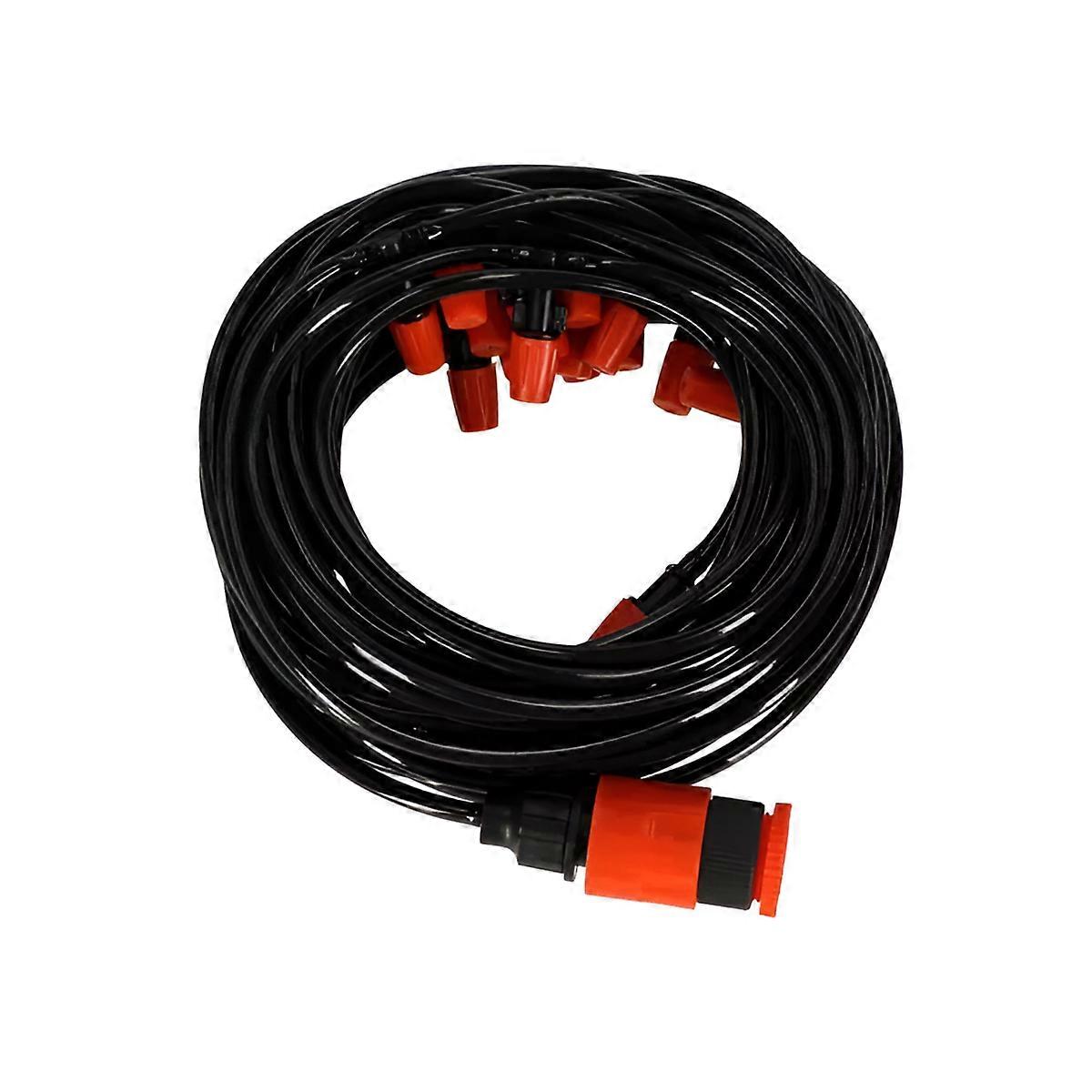 20m Drip Irrigation System with Automatic Sprinkler and Adjustable Nozzles