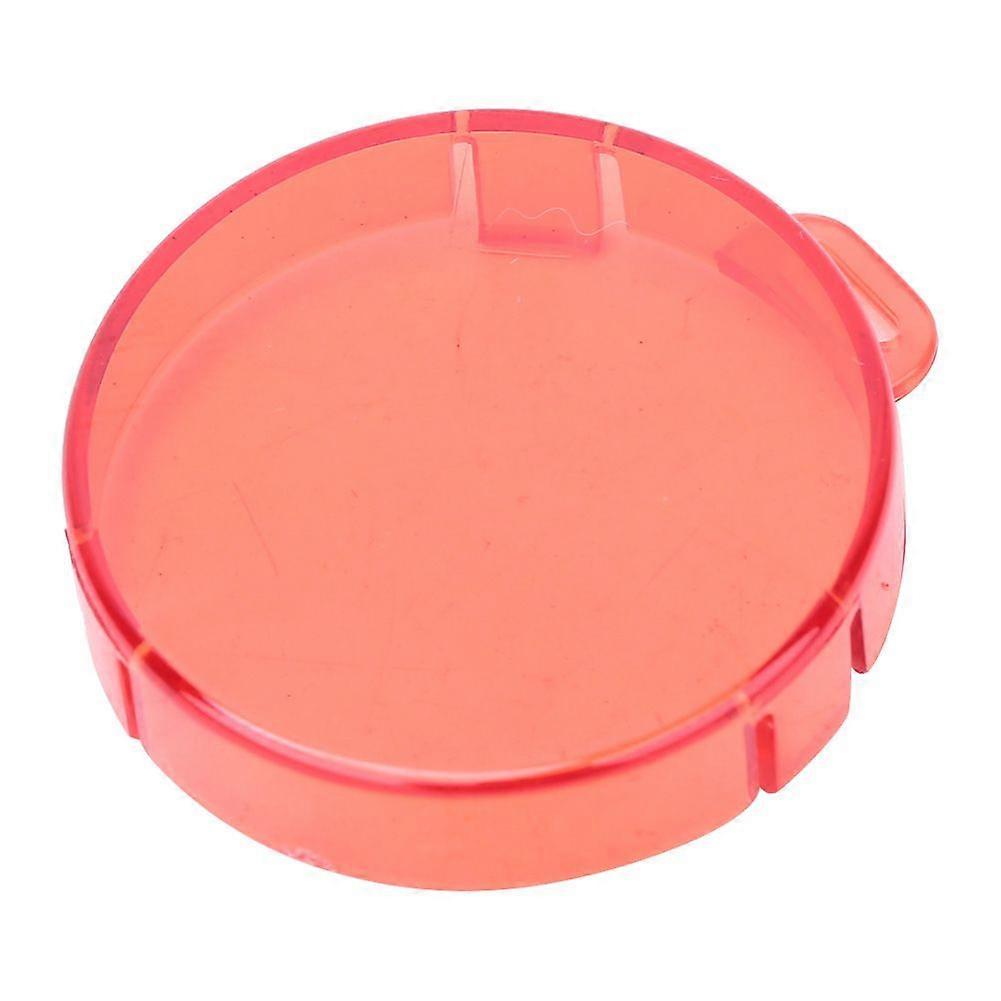 Round Red Plastic Camera Lens Protective Cover Cap Protector Compatible With DJI OSMO ACTION Accessories