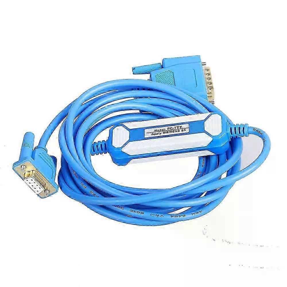 Amsamotion programming cable PC-TTY communication download 6ES5 734-1BD20 cable, suitable for Siemens S5 series PLC PC TTY RS232