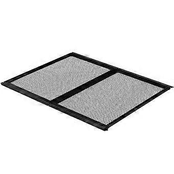 RV Screen Door Protector, 24,5x20 tums Dörrgaller, Aluminiumlegering Camper RV Entry Protector för husdjursskydd, Svart