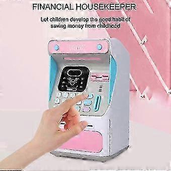 Atm Savings Bank - Personal Atm Cash Coin Money Saving Machine For Kids Adults