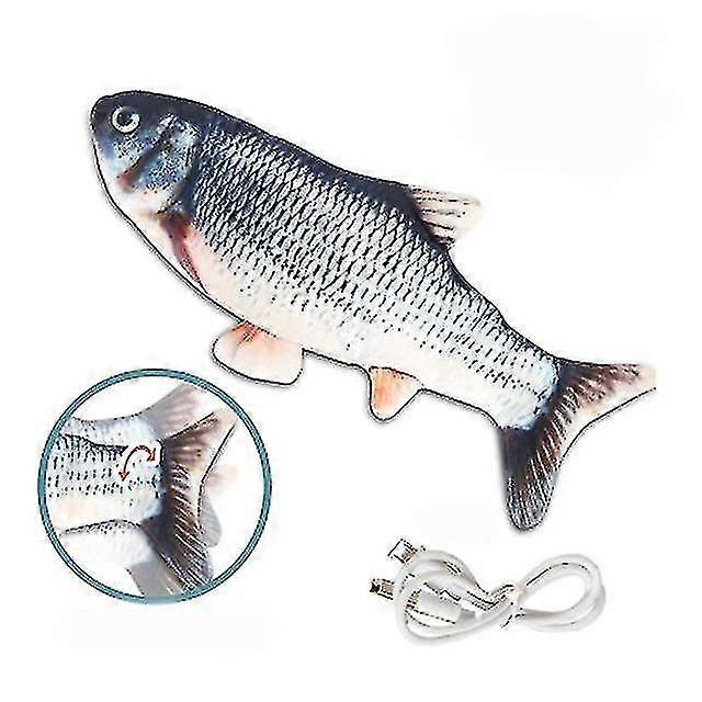 Interactive Durable Plush Fish Toy for Small Medium Dogs