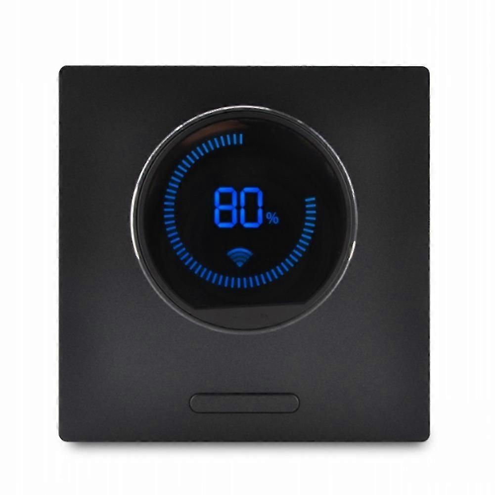 Smart Dimmer Switch Panel Zigbee Tuya 86 Type Knob Light Brightness Adjustment Voice Control App Remote Control Display