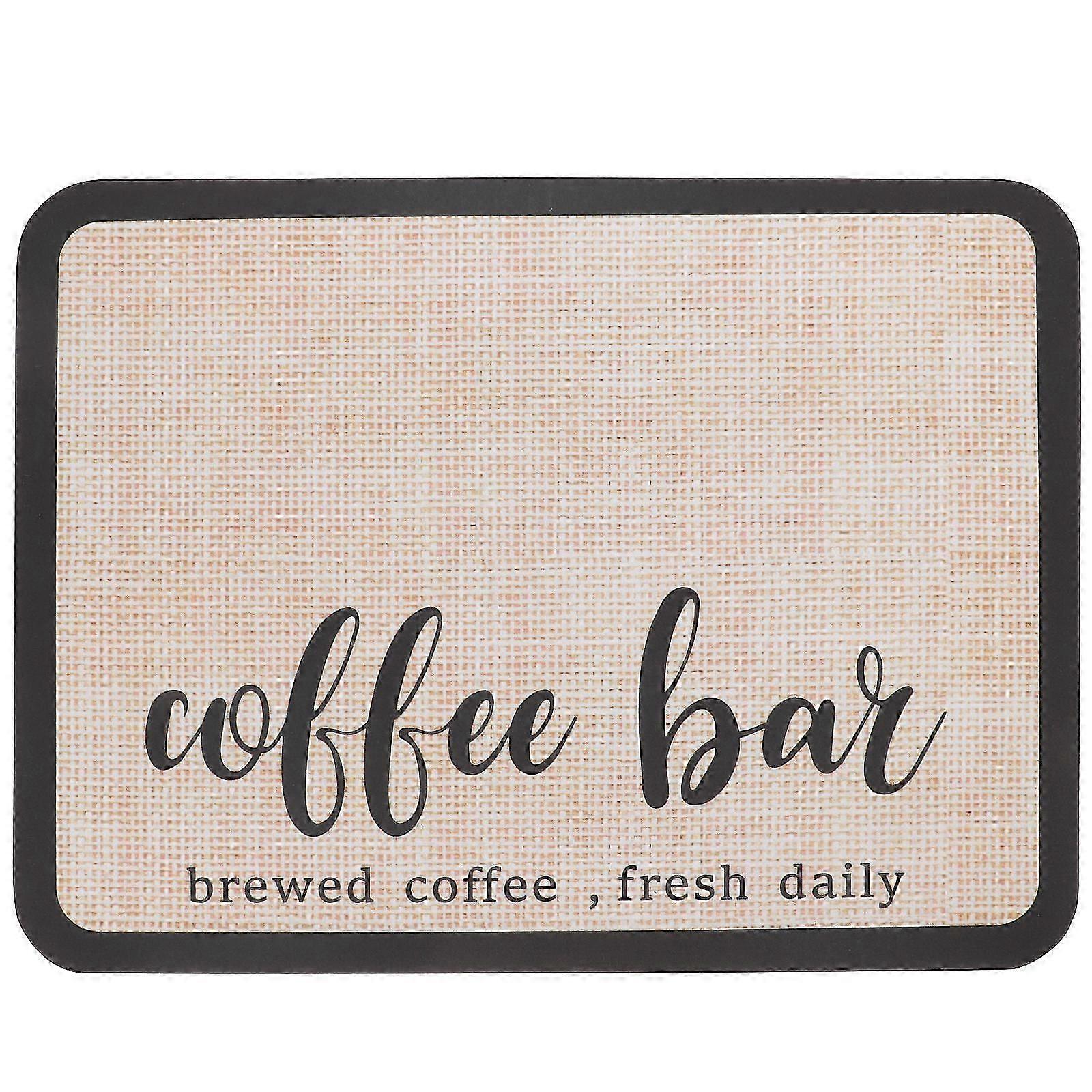 Home kitchen mat for coffee 39x29cm durable table accessory