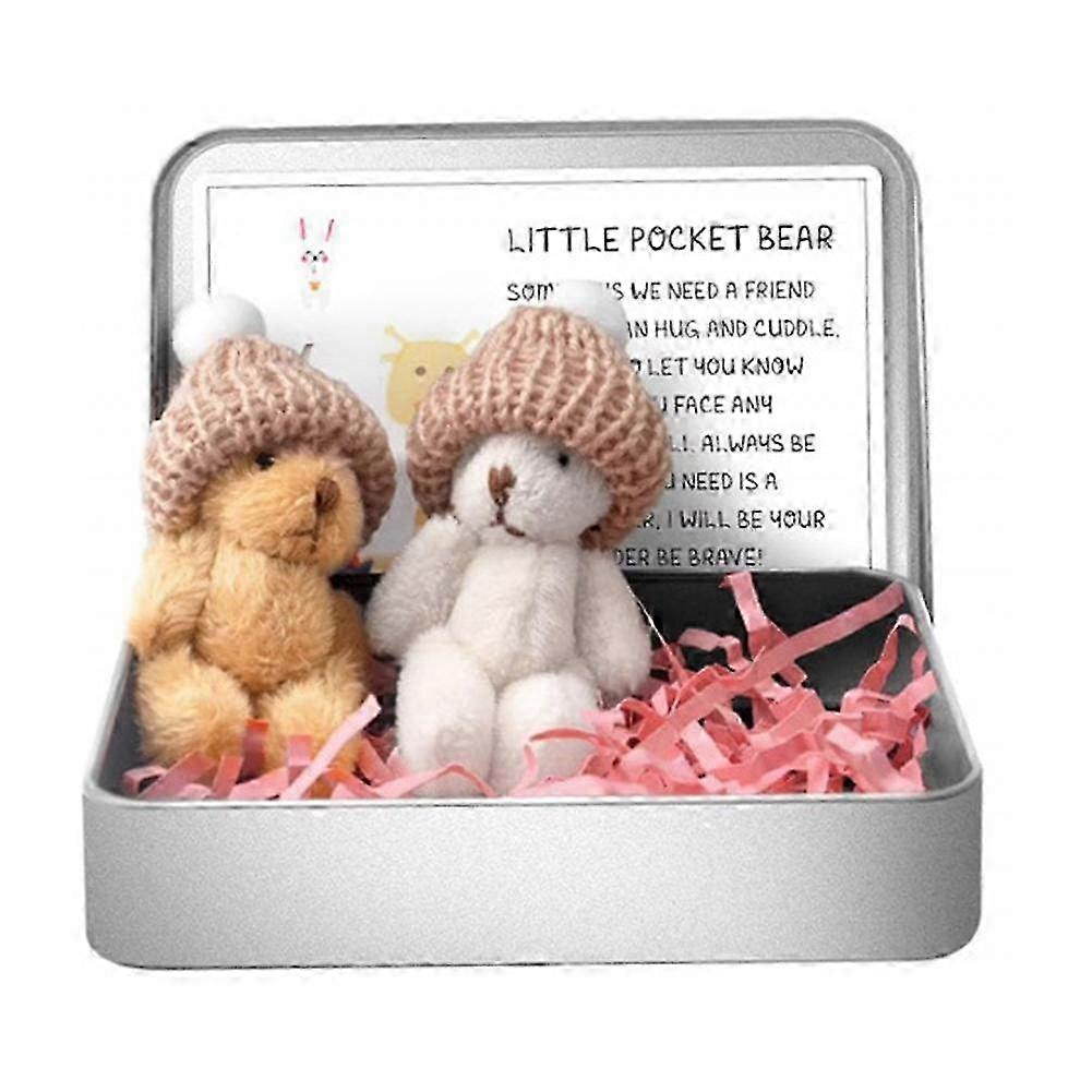 Pocket-Sized Plush Bear Gift Set