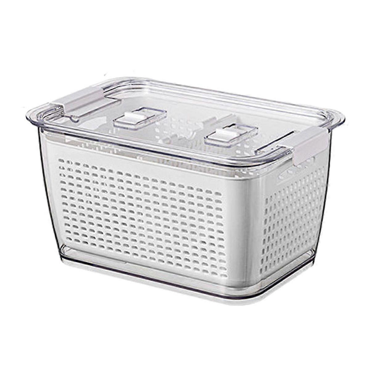 Foldable Drainage Basket Fridge Organizer