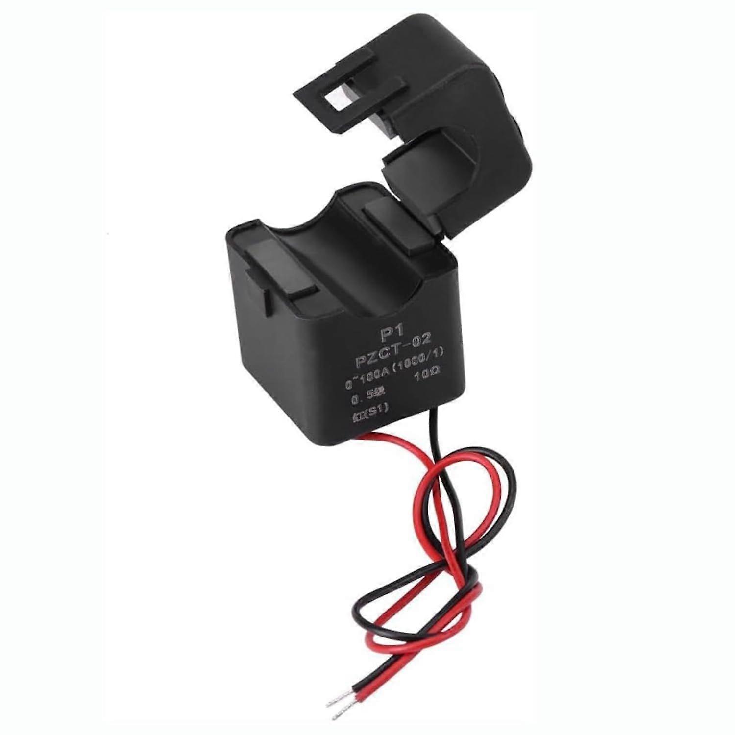 Split Core Current Transformer, PZCT-02 Split Core Current Transformer Coil Sensor for 100A Energy Meter