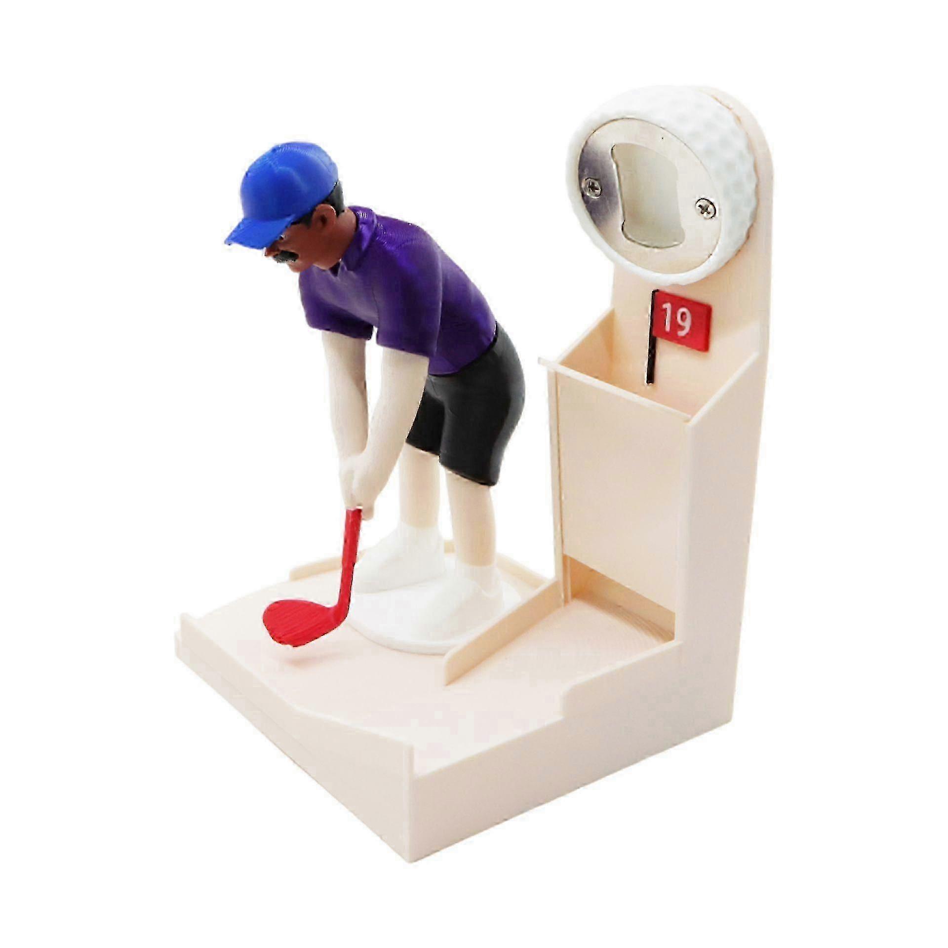 Golf Swing Cap Launcher Bottle Opener