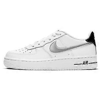 Nike Air Force 1 Low Weiß Schwarz Metallic Silber GS CZ4206-100