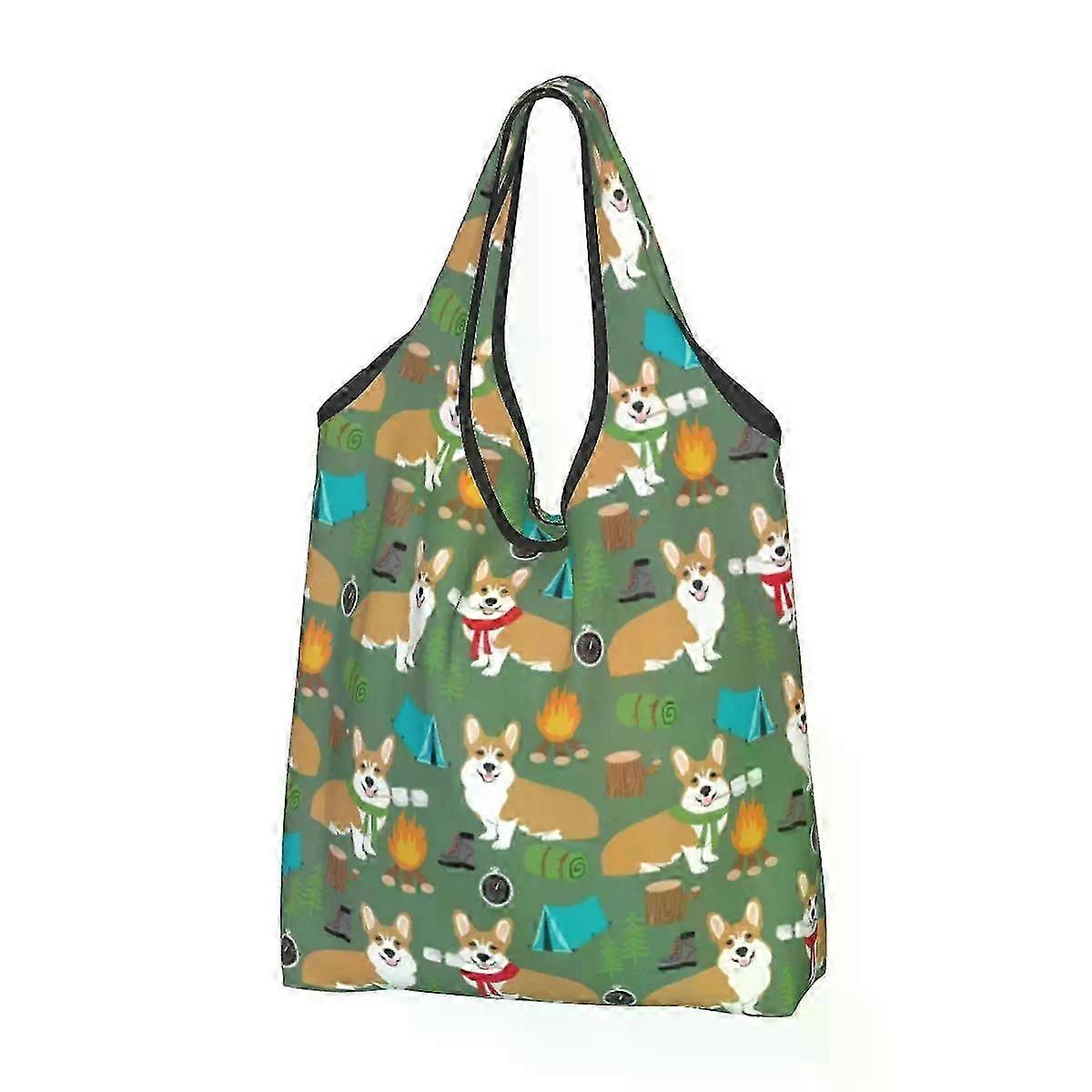 Portable Polyester Grocery Shopping Bag