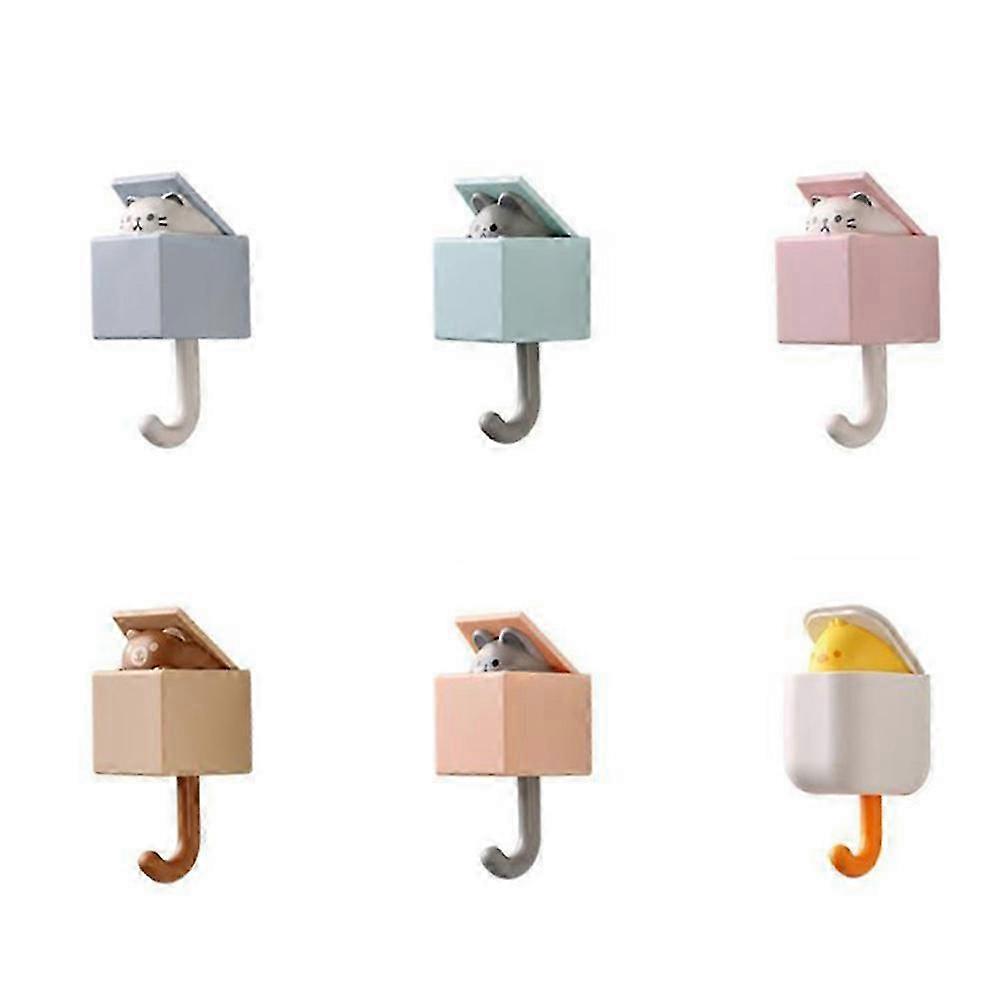 Retractable Cartoon Animal Hook