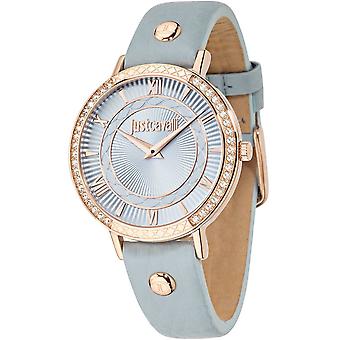 Nur Cavalli Uhren jc Stunde Quarz Analog Damenuhr mit Rindsleder Armband R7251527501