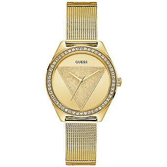 Guess watches ladies tri glitz Watch for Women Analog Quartz with Stainless Steel Bracelet W1142L2