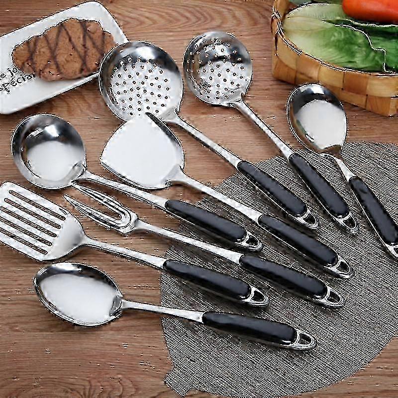 Long Handle Stainless Steel Strainer Spoon
