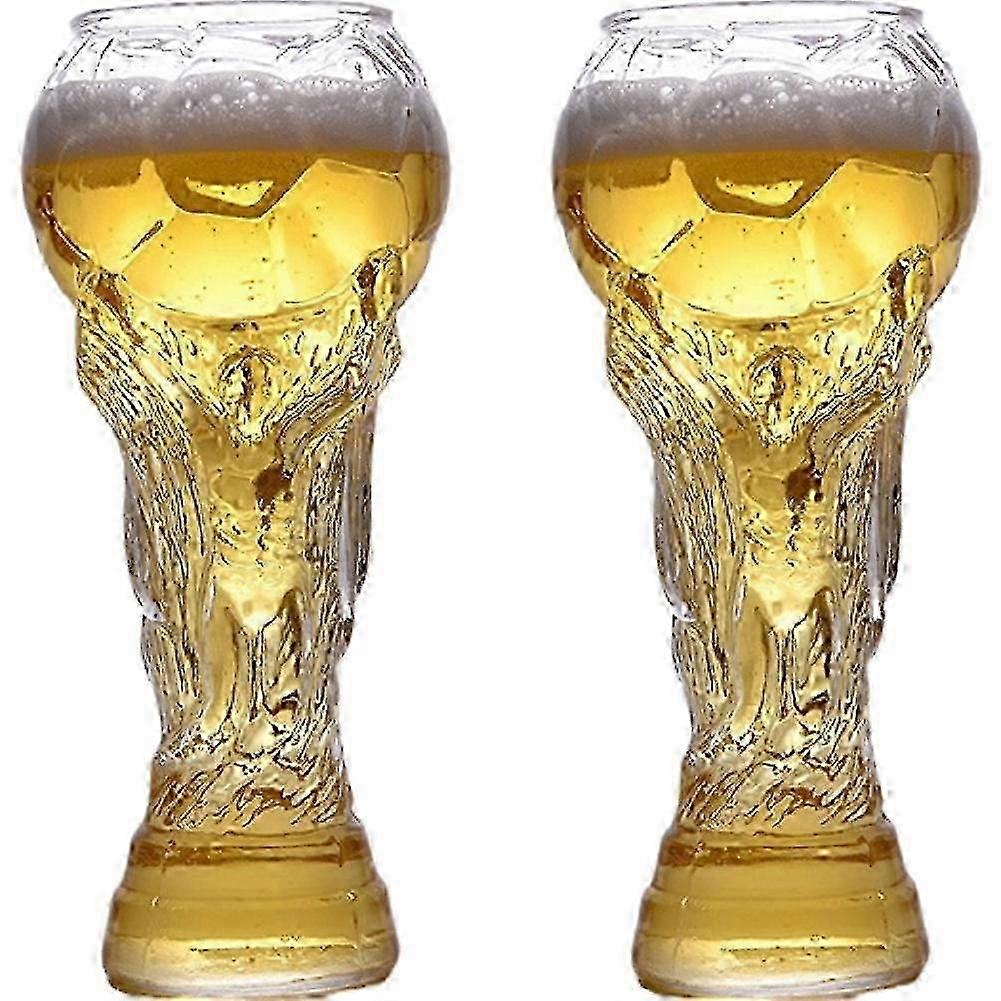 Soccer Trophy Beer Glass Set