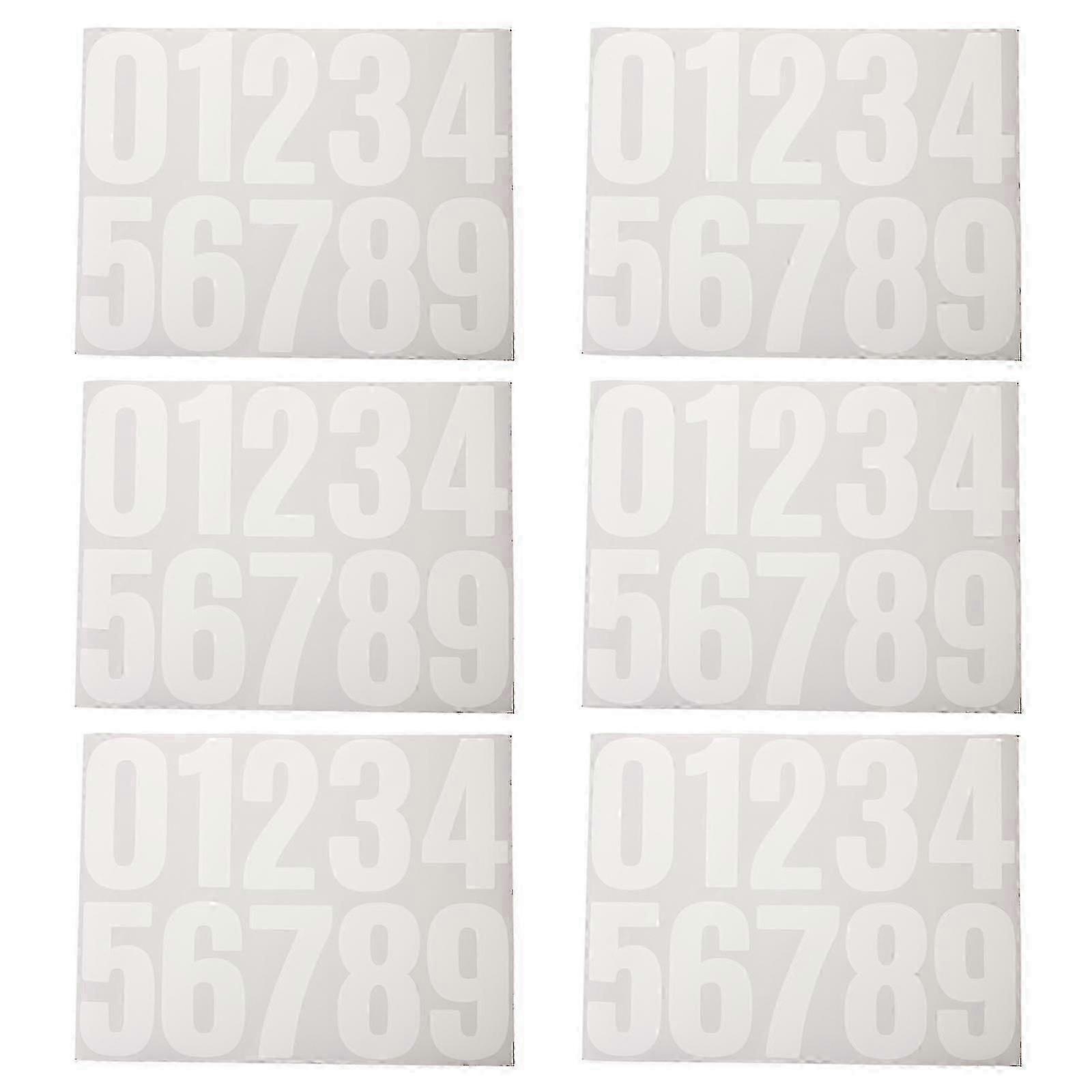 Self-Adhesive Outdoor Number Sticker Set