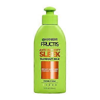 Garnier Fructis Style Anti-Humidity Smoothing and Straightening Hair Treatment Milk for All Hair Types 5.1 fl oz
