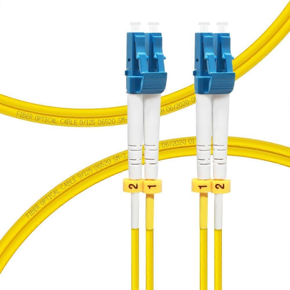 Glasvezel patchkabel OS2 Single Mode LC naar LC 1M 2pack