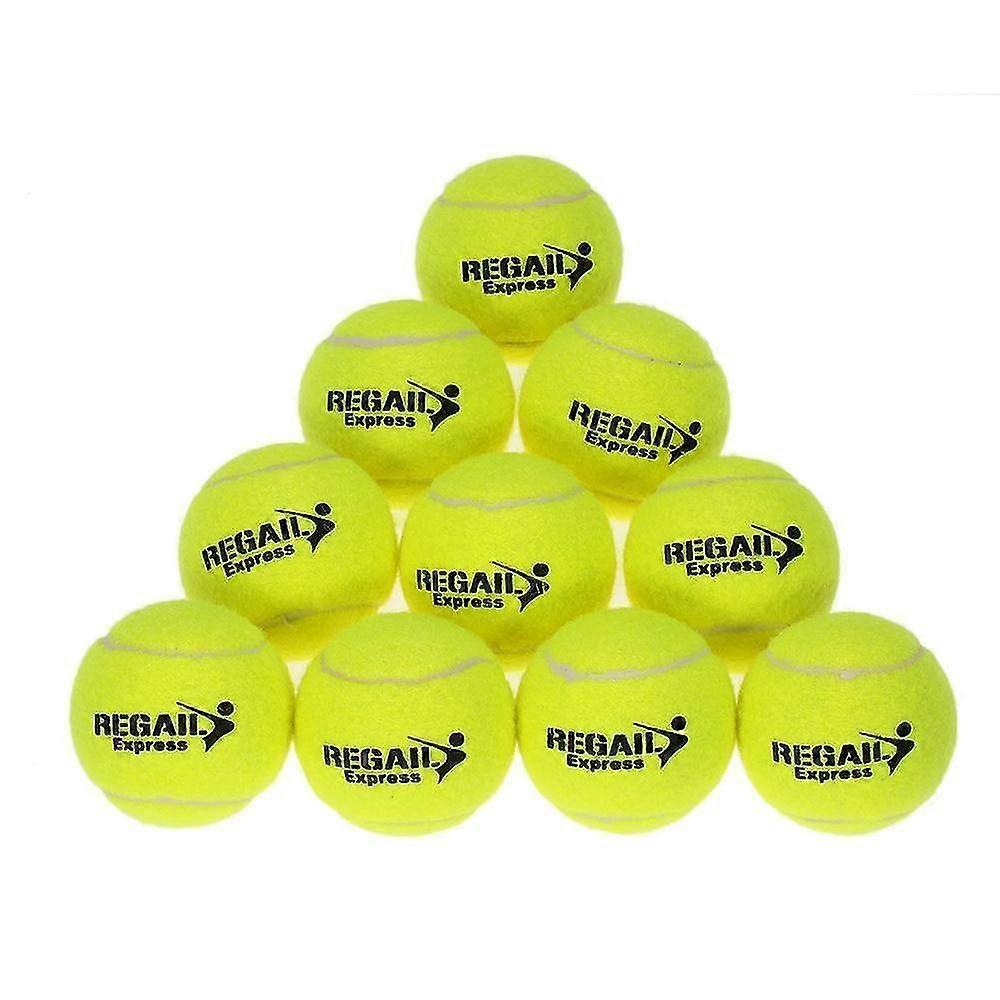 10pcs- Rubber Training, Exercise Practice, Tennis Balls