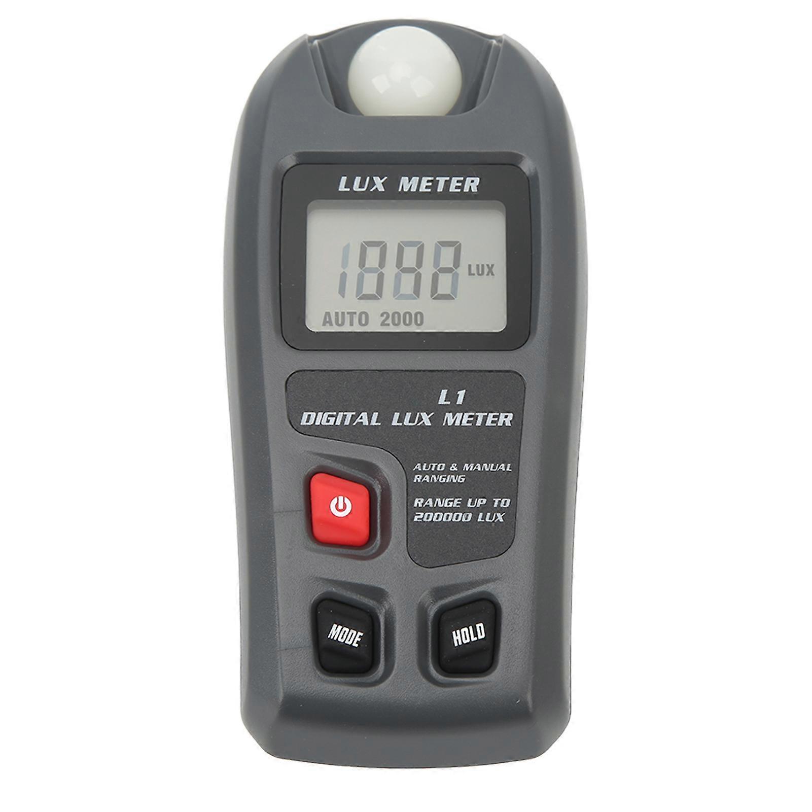 Digital illuminance tester auto power-off, LCD display
