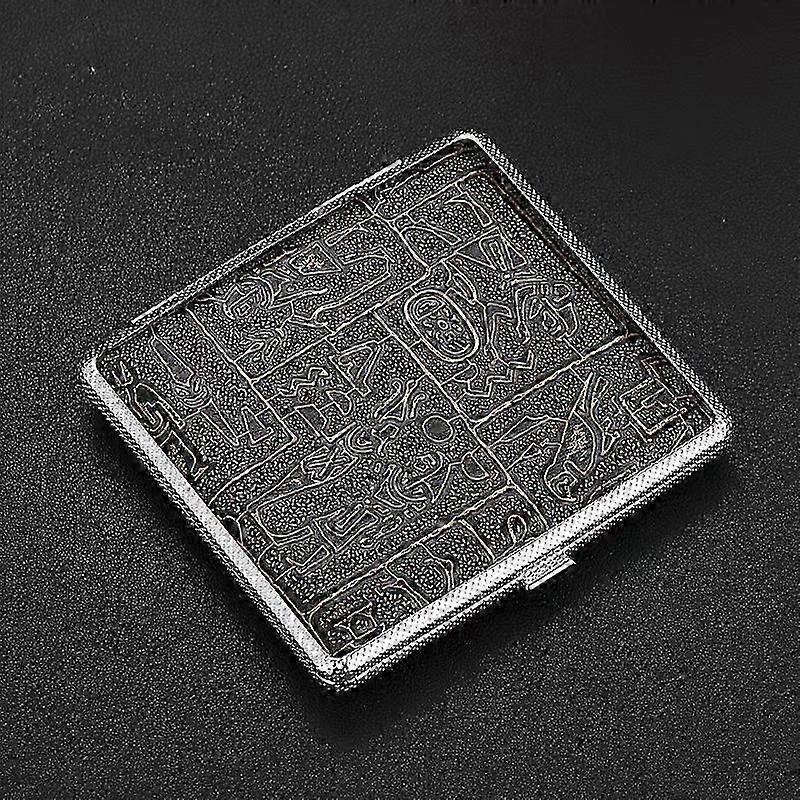 Water-Resistant Metal Cigarette Box 20 Count