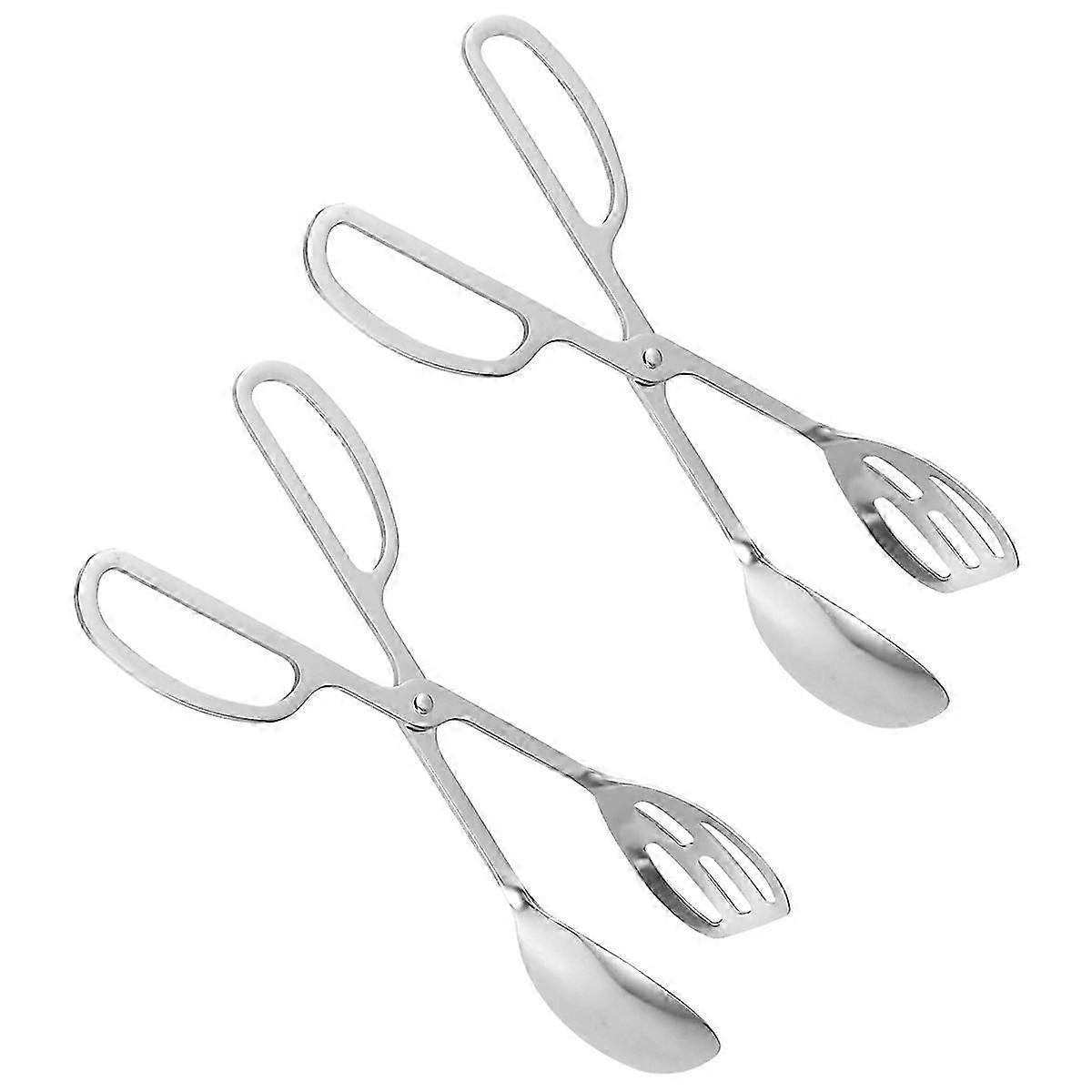 Scissors Style Stainless Tongs