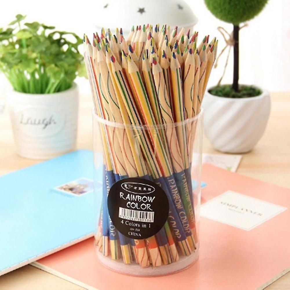 Lead Wooden Multicolor Students Diy Graffiti Pencil