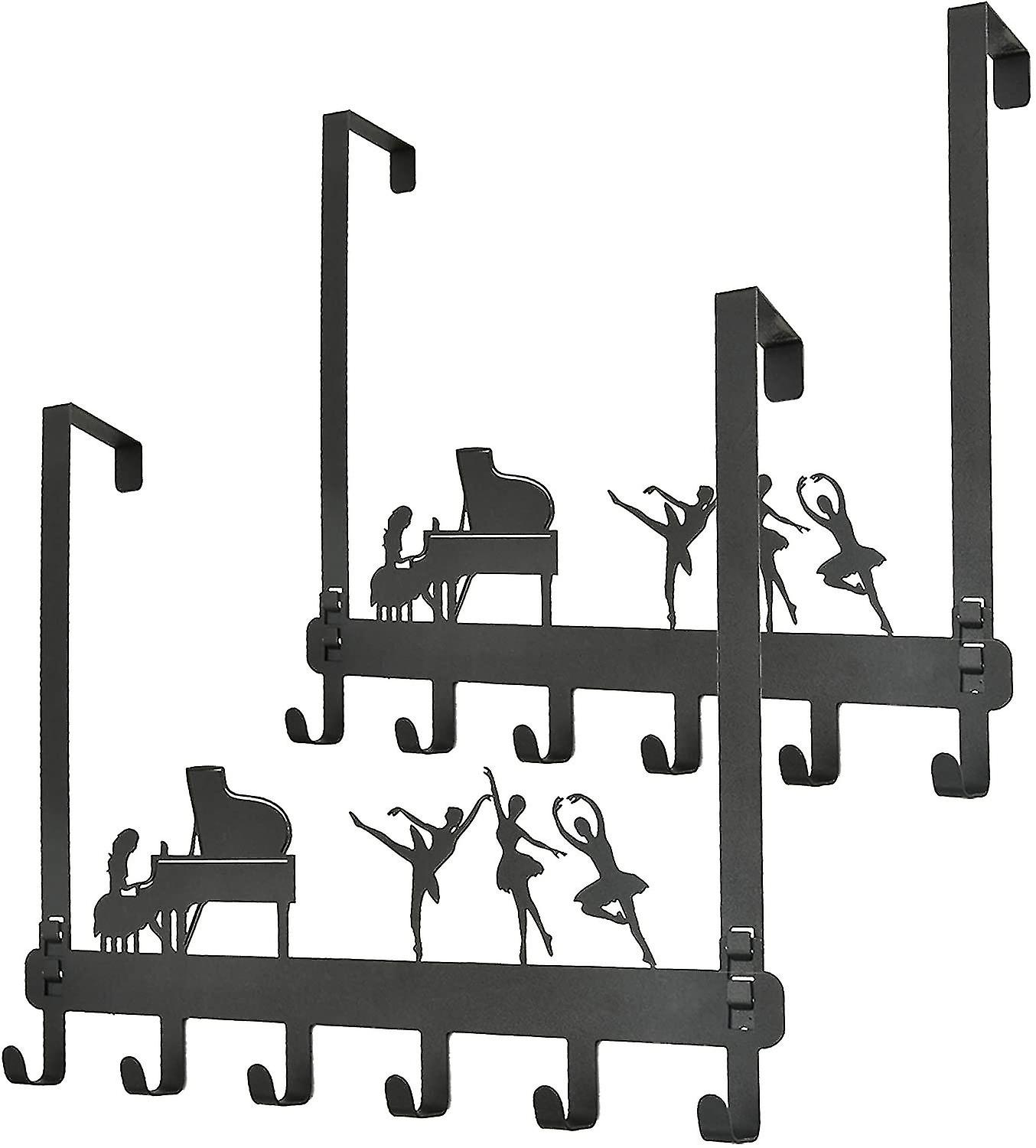 Coat Hooks 2pack,door Hanger,over Door Organizer With 6 Hooks,hooks For Hanging,hooks