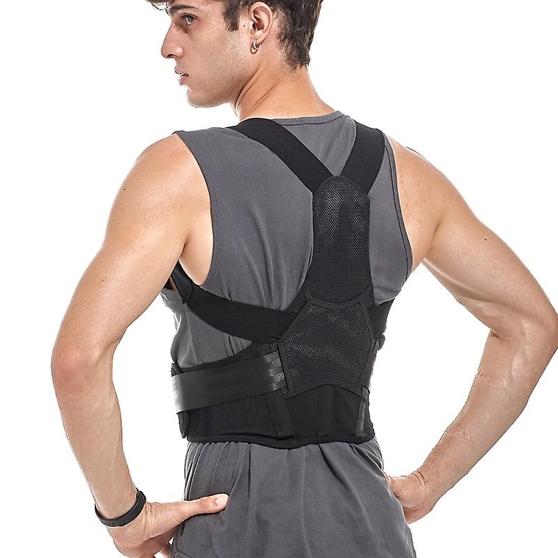 Back Posture Corrector Improves Posture And Provides Back Support-black