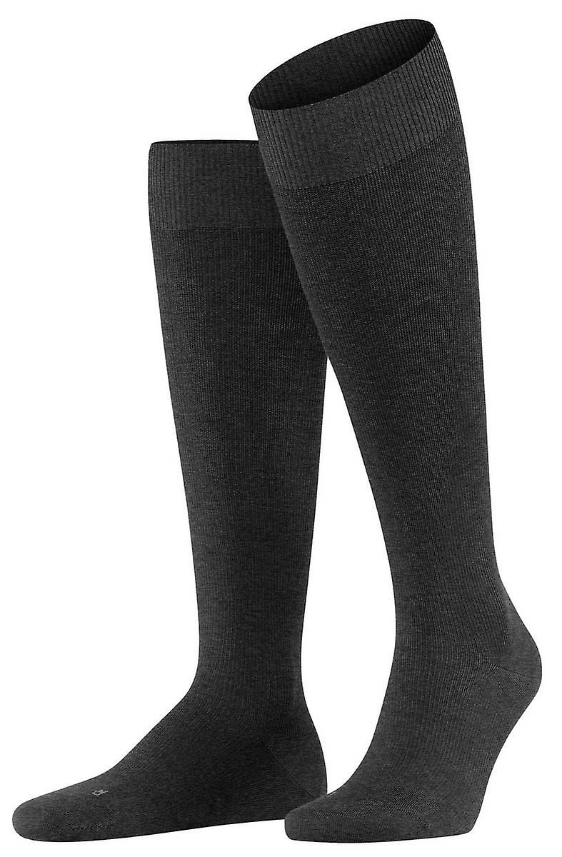 Falke Energizing Wool Knee High Socks - Anthracite Mel Grey