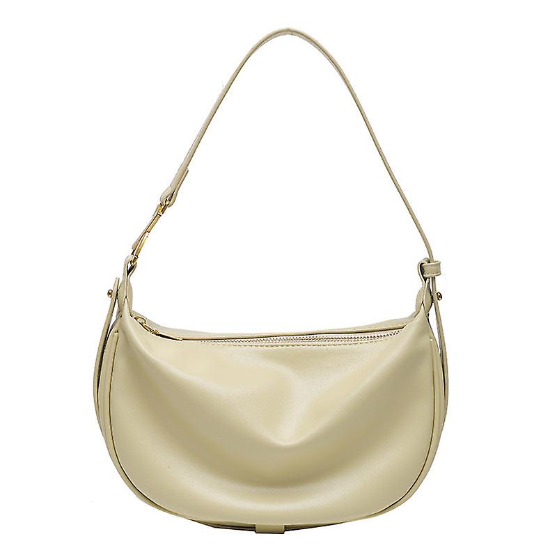 Women Handbag Urban Simple Solid Color Advanced Texture Pu Shoulder Messenger