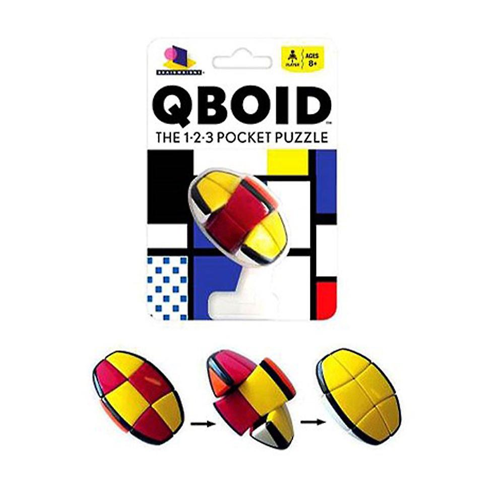 Brainwright QBoid the 1 2 3 Pocket Brain Teaser Puzzle for 1 Players Ages 8+