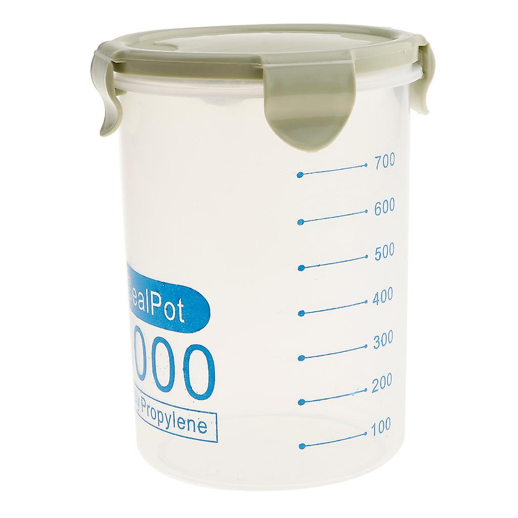 Cereal Container Storage Containers Flour Container Keeper Green 1000ml