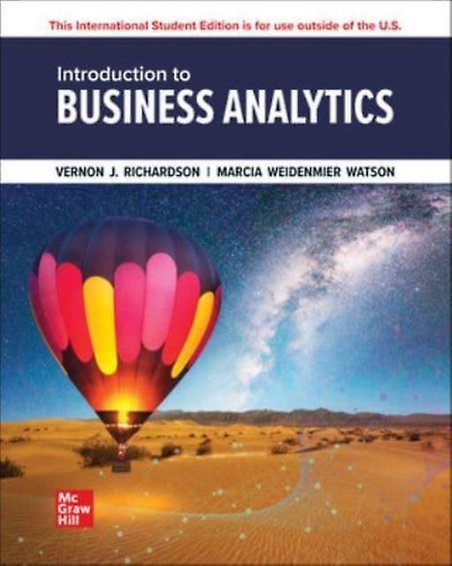 Introduction To Business Analytics Ise by Marcia Watson Paperback