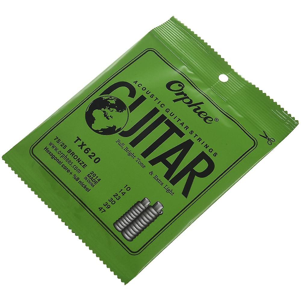 10 Set 6pcs/set Guitar String Tx620 String Super Light Acoustic Guitar Strings