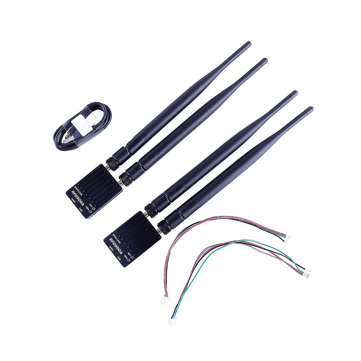 Rfd900a 915mhz 3dr Radio Telemetry Modem Module Uav 40km Ultra Long Range Data Link Transmission Fo