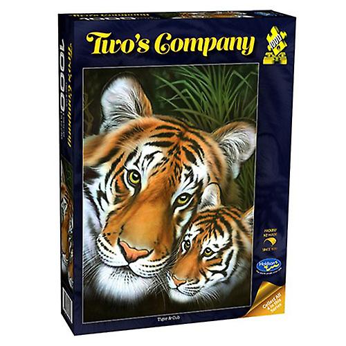 Two's Company Jigsaw Puzzle 1000pcs - Tiger & Cub