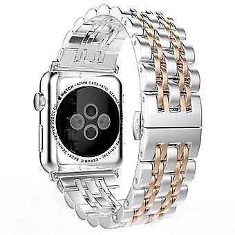 7-Beads Watch Strap for Apple Watch Series 7 41mm/Apple Watch Series 6 SE/SE(2022) 5 4 40mm/Series 3
