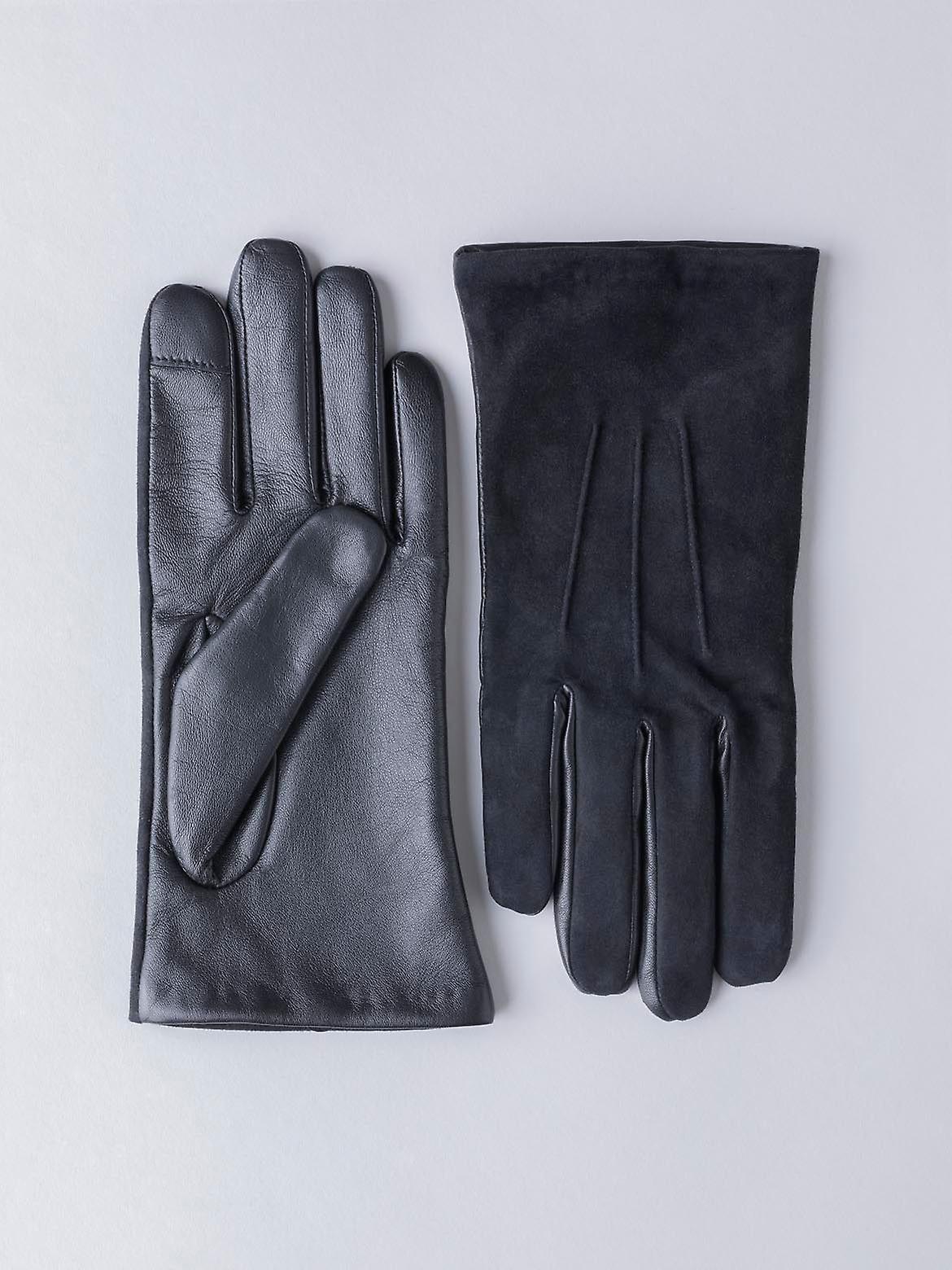Hesket Suede Gloves in Black