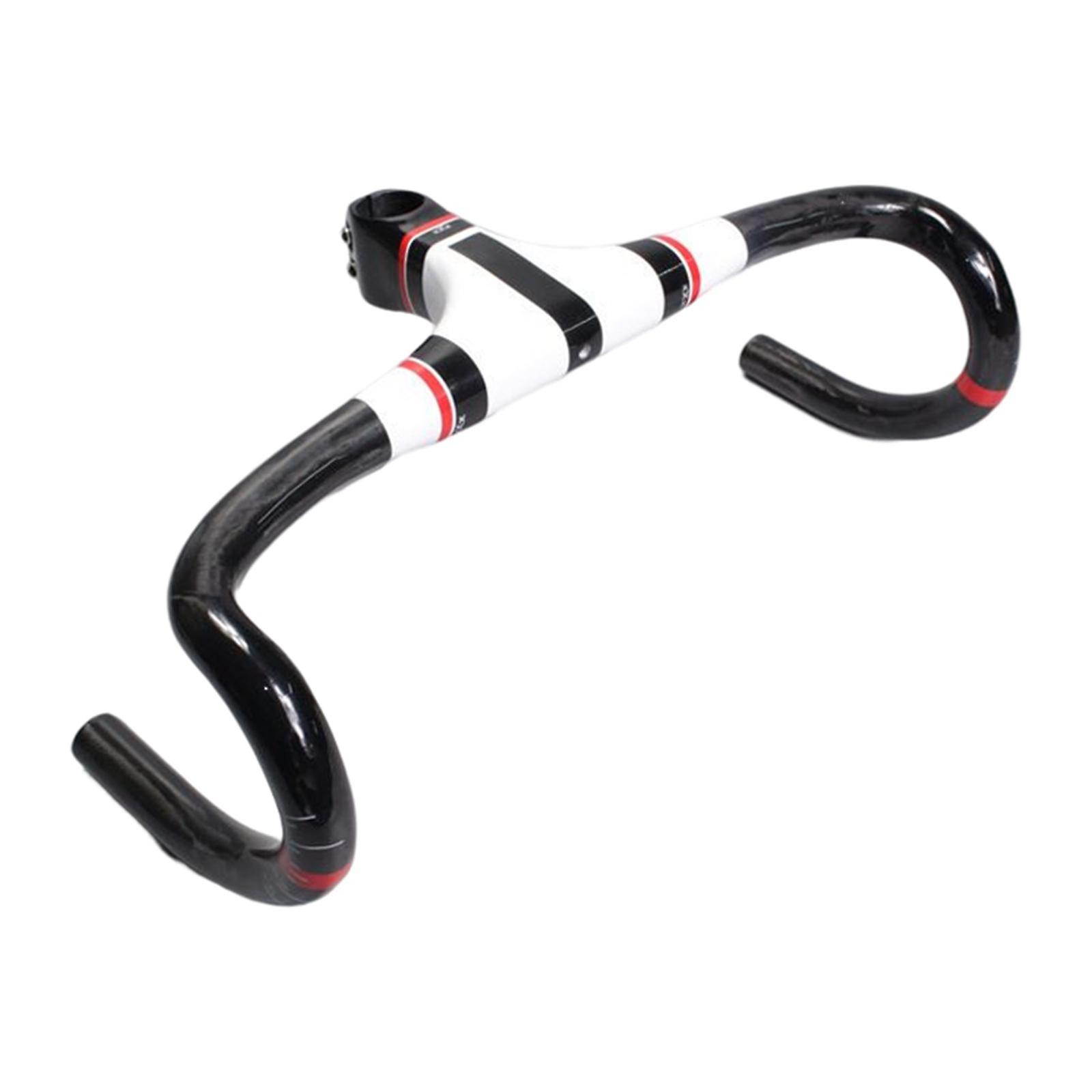 Bicycle Integrated Handlebar Cycling Lightweight Racing with Stem Accs 420x100mm